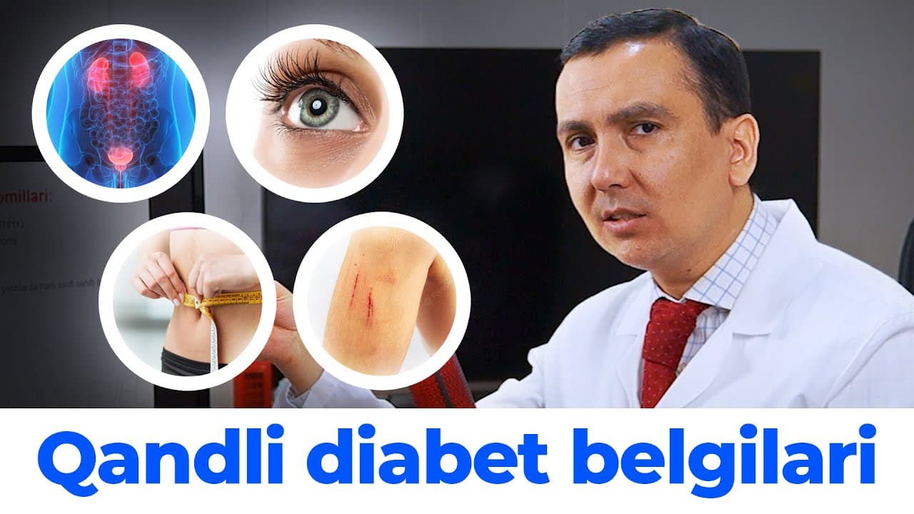 Qandli diabet belgilari!